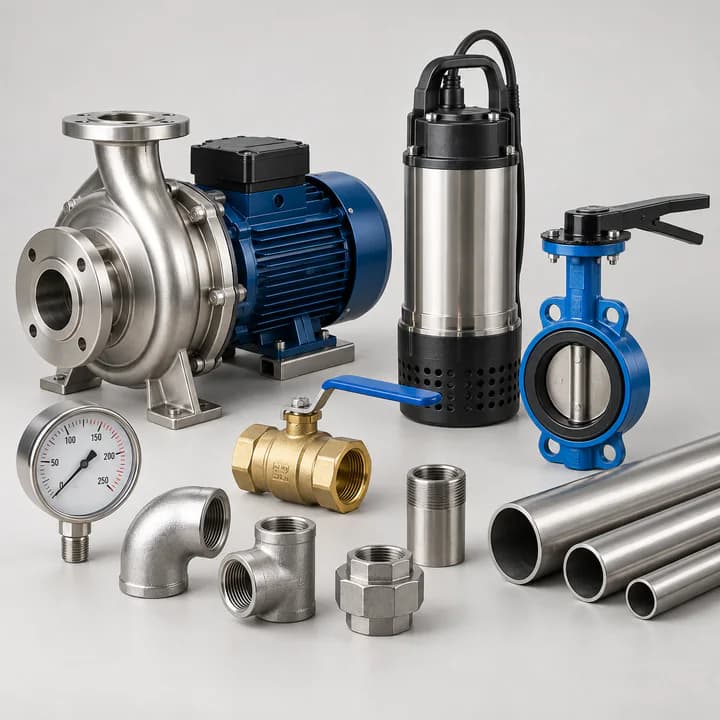 Pompa, Katup & Plumbing